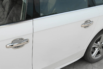 Audi A5 2007-2015 гг. Хромированные Накладки на Ручки с Кнопками (4 шт., Нержавейка) фото 5