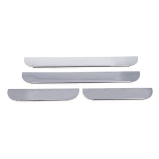 Накладки на пороги Carmos (4 шт, нержавейка) Toyota Rav 4 2006-2013 гг. фото 2
