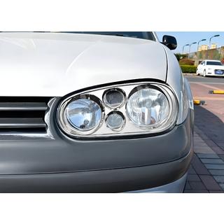 Окантовки Фар V1 (2 шт., пластик) Volkswagen Golf 4 1997-2006 гг. фото 1