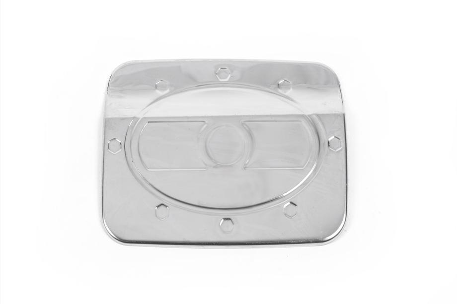 Hyundai Accent 2006-2010 гг. Накладка на лючок бензобака Carmos нержавейка Фото 2