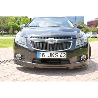 Накладка на передний бампер HB (Meliset, под покраску) Chevrolet Cruze 2009–2015 гг. фото 2