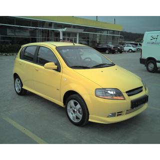 Боковые пороги (грунтованные под покраску) Chevrolet Aveo T200 2002-2008 гг. фото 2