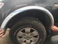 Mitsubishi L200 2006-2015 гг. Накладки на арки из нержавейки (4 шт) фото 4