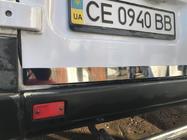 Volkswagen LT 1995-2006 гг. Накладка на багажник (2 части, нержавейка) фото 2