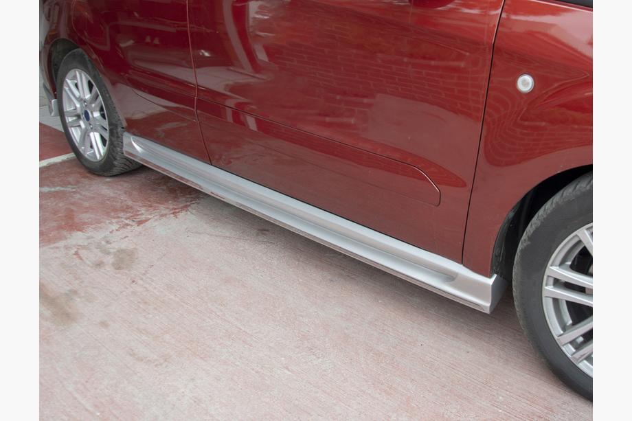 Ford Courier 2014-2023 гг. Боковые пороги (грунтованные под покраску) Image