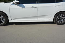 Honda Civic Sedan X 2016-2021 гг. Боковые пороги (грунтованные под покраску) фото 3