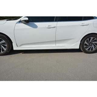 Боковые пороги (грунтованные под покраску) Honda Civic Sedan X 2016-2021 гг. фото 3