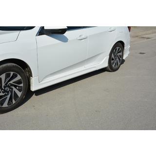 Боковые пороги (грунтованные под покраску) Honda Civic Sedan X 2016-2021 гг. фото 4