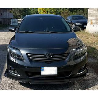 Накладка на передний бампер (под покраску) Toyota Corolla 2007-2013 гг. фото 4