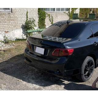 Накладка на задний бампер (грунтованная под покраску) Toyota Corolla 2007-2013 гг. фото 1