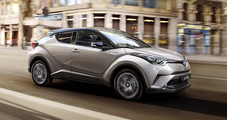 Компактный городской кроссовер Toyota C-HR