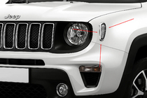 Jeep Renegade 2014- гг. Хром накладки на повторители поворота (2 шт нерж) фото 1