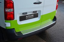 Toyota Proace 2016- гг. Накладка на задний бампер OmsaLine Нержавейка фото 7