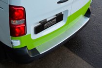 Citroen SpaceTourer 2016- гг. Накладка на задний бампер OmsaLine Нержавейка фото 10