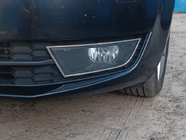 Skoda Octavia III A7 2013-2019 гг. Накладки на противотуманные фары (2 шт) Carmos - Турецкая Нержавеющая Сталь фото 4