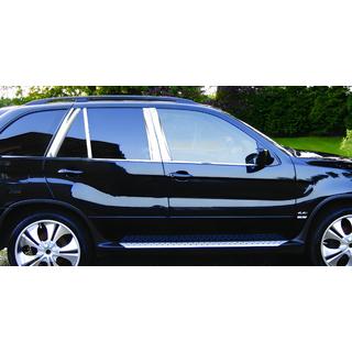 Накладки на дверные стойки из нержавеющей стали BMW X5 F15 2013-2018 гг.