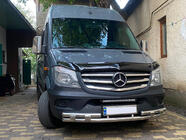 Mercedes Sprinter W906 2006–2018 гг. Передняя нижняя дуга Shark (нержавейка) 2006-2013 фото 2