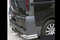 Nissan Primastar 2002-2014 гг. Задние уголки AK003-двойные (нерж) фото 3
