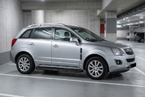 Opel Antara 2006-2017 гг. Боковые Подножки Tayga Black (2 шт., Алюминий) фото 1