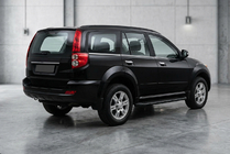 GreatWall Haval/Hover H3 2005-2013 гг. Боковые Подножки Tayga Black (2 шт., Алюминий) фото 1