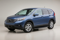 Honda CRV 2012-2016 гг. Боковые Подножки Tayga Black (2 шт., Алюминий) фото 1