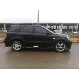 Боковые Пороги Meliset (2 шт., грунтованные под покраску) Kia Sorento I BL 2002-2009 гг. фото 1