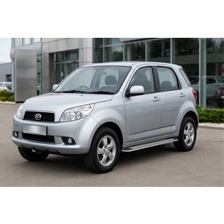 Боковые Подножки Maydos V2 (2 шт., Алюминий и Нержавейка) Daihatsu Terios 2006-2017 гг. фото 1
