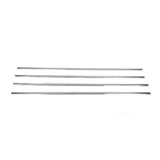 Окантовка стекол из нержавеющей стали BMW 3 серия F30/F31 2012-2019 гг. фото 2