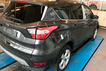 Ford Kuga/Escape 2013-2019 гг. Боковые пороги Bosphorus Grey (2 шт., алюминий) фото 6