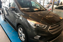 Ford Kuga/Escape 2013-2019 гг. Боковые пороги Bosphorus Grey (2 шт., алюминий) фото 9