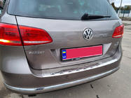 Volkswagen Passat B7 2012-2015 гг. Накладка на задний бампер Carmos (SW, нержавейка) фото 4