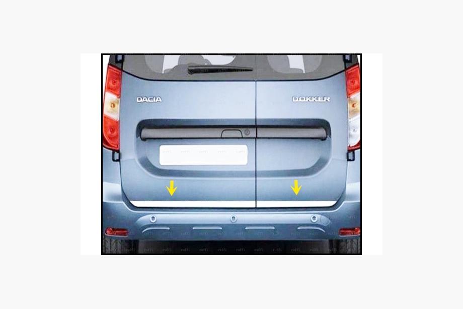 Dacia Dokker 2013-2022 гг. Накладка на багажник нержавейка Image