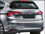 Fiat Tipo 2016- гг. Накладка на багажник нержавейка HB, Carmos - Турецкая сталь фото 2