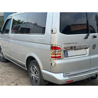 Нижние молдинги окон (6 частей, нержавейка) Volkswagen T6 2015-2024 гг. фото 3