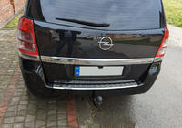 Opel Zafira B 2005–2011 гг. Накладка на задний бампер Carmos V1 Нержавейка фото 1
