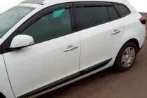 Renault Megane III 2009-2016 гг. Ветровики SW (4 шт, HIC) фото 13