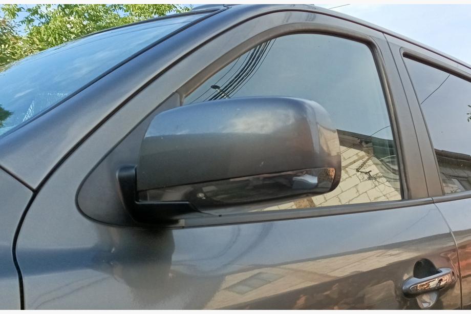 Hyundai Santa Fe 2 2006-2012 гг. Накладки на Зеркала (2 шт, Нержавеющая Сталь) Image