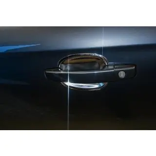 Накладки на чашки под ручки из нержавеющей стали (4 шт) Opel Meriva 2010-2017 гг. фото 3