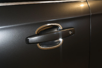 Opel Mokka 2012-2021 гг. Накладки на чашки под ручки из нержавеющей стали (4 шт) фото 1
