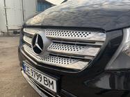 Mercedes Vito/V-class W447 2014- гг. Накладки на решетку радиатора 2014-2020 (5 шт, BlackChrome) фото 2