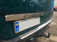 Volkswagen Crafter 2006-2016 гг. Накладка на крышку багажника над номером BlackChrome (нерж сталь) фото 1