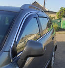Opel Antara 2006-2017 гг. Ветровики с хромированным молдингом (4 шт, Niken) фото 3