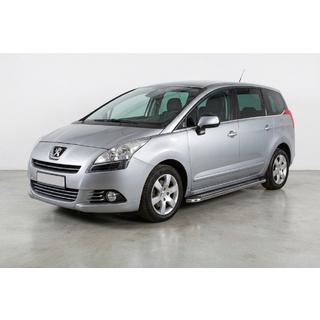 Боковые Подножки Maydos V2 (2 шт., Алюминий и Нержавейка) Peugeot 5008 2009-2016 гг. фото 1