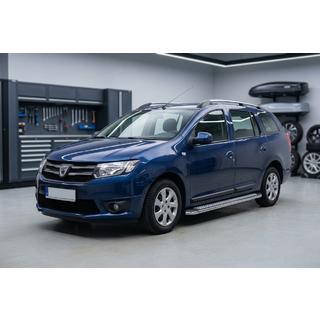 Боковые Подножки Maydos V2 (2 шт., Алюминий и Нержавейка) Dacia Logan MCV 2013-2020 гг. фото 1