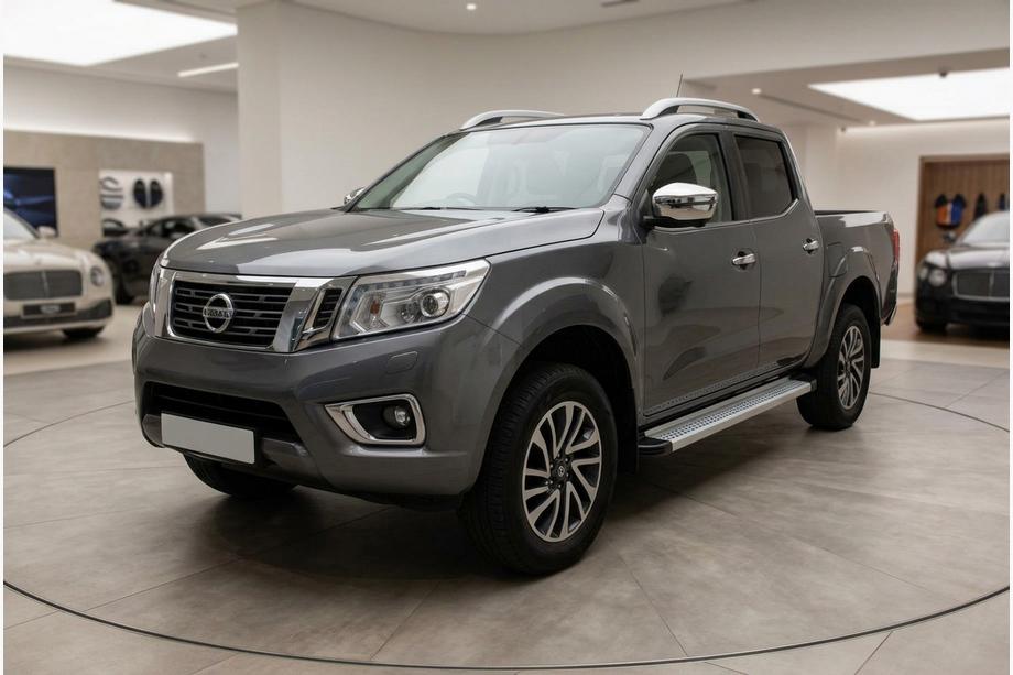 Nissan Navara/NP300 2016- гг. Боковые Подножки Maya V2 (2 шт., Алюминий) Image