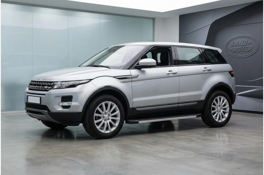 Range Rover Evoque 2012-2018 гг. Боковые Подножки Maya V1 (2 шт., Алюминий) Image
