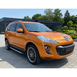 Боковые пороги RedLine V1 (2 шт., алюминий) Peugeot 4007 2007-2013 гг. фото 1