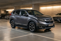 Honda CRV 2017-2022 гг. Боковые Подножки Allmond Black (2 шт., Алюминий) фото 1