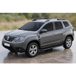 Боковые Подножки Bosphore Black (2 шт., Алюминий) Dacia Duster 2018-2024 гг. фото 1