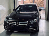 Mercedes E-class W213 2016-2023 гг. Боковые накладки из нержавеющей стали на передний бампер 2016-2019 фото 1